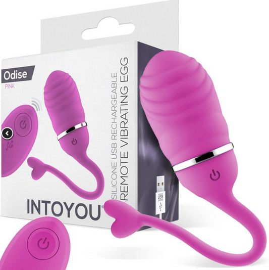 INTOYOU VIBRATING EGG WITH REMOTE CONTROL ODISE USB SILICONE