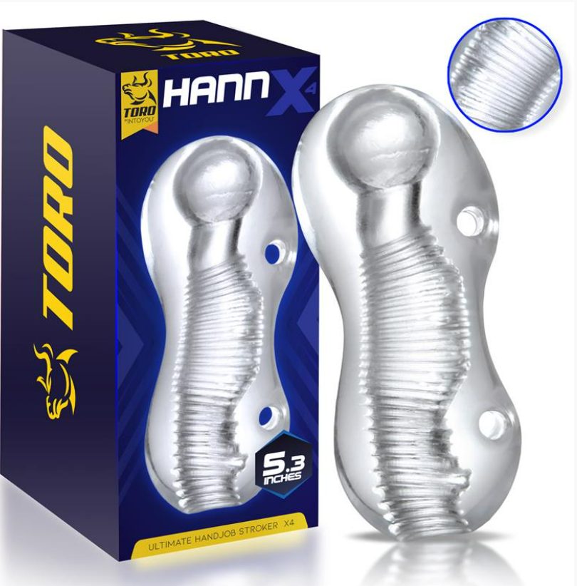 MINOTHOR HANNX4 ULTIMATE HANDJOB STROKER 5.3"