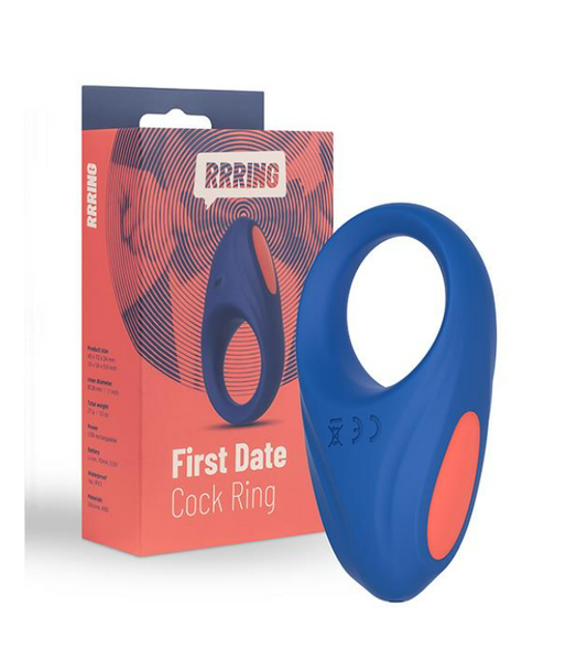 FEELZTOYS RRING FIRST PENIS RING WITH VIBRATION USB SILICONE