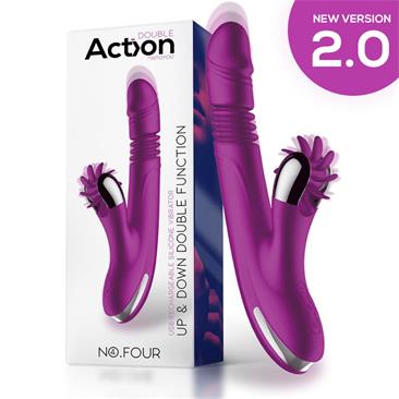 ACTION NO. FOUR UP AND DOWN VIBRATOR WITH ROTATING WHEEL