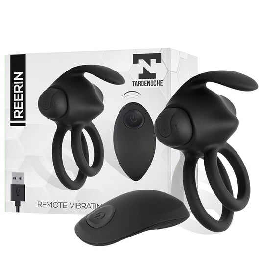 TARDENOCHE REERIN DUAL VIBRATING RING USB REMOTE CONTROL USB SILICONE