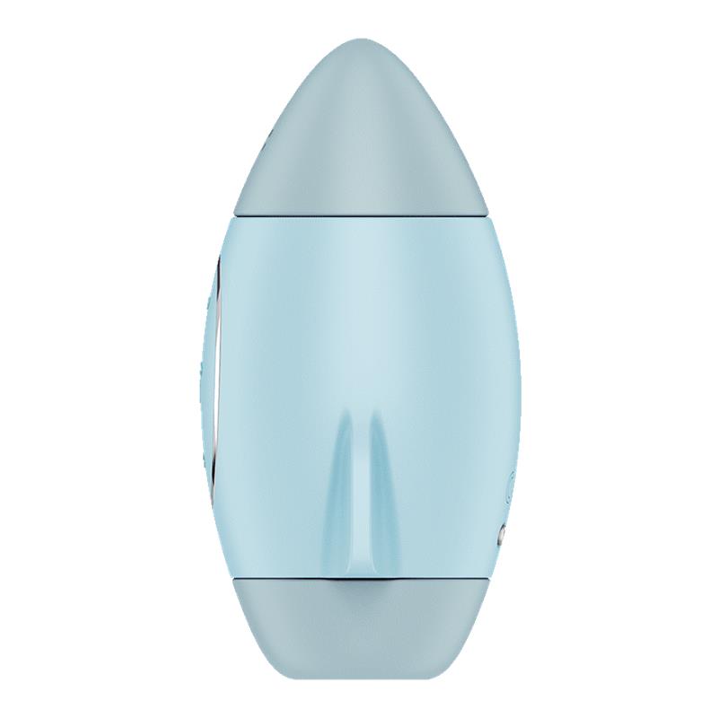 SATISFYER MISSION CONTROL CLIT SUCKER AND VIBRATOR BLUE