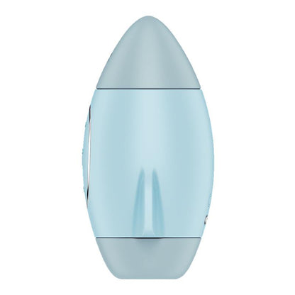 SATISFYER MISSION CONTROL CLIT SUCKER AND VIBRATOR BLUE