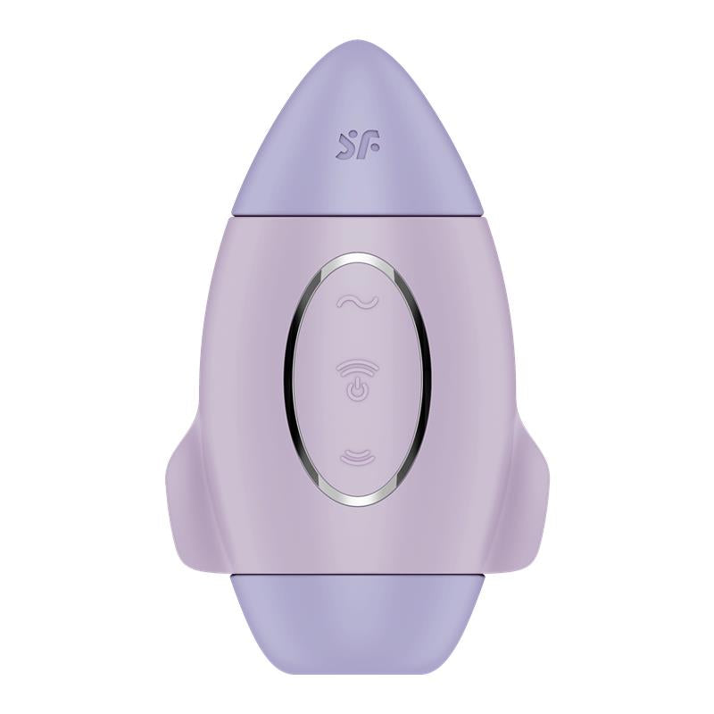 SATISFYER MISSION CONTROL CLIT SUCKER AND VIBRATOR VIOLET