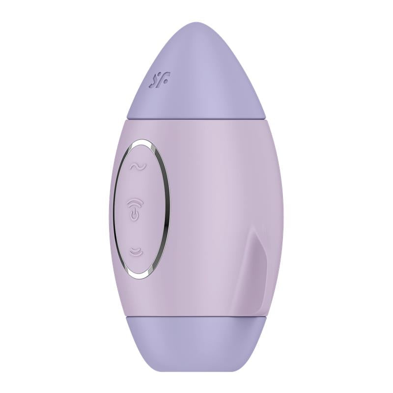 SATISFYER MISSION CONTROL CLIT SUCKER AND VIBRATOR VIOLET