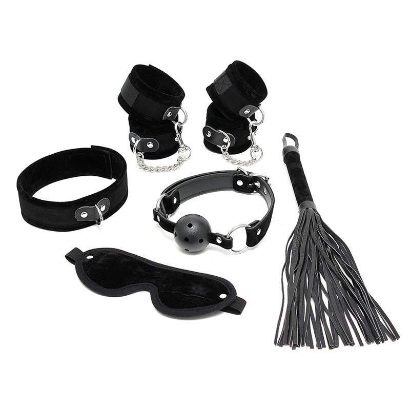 BONDAGE PLAY RIMBA BONDAGE PLAY COMPLETE RESTRAINT SET BLACK