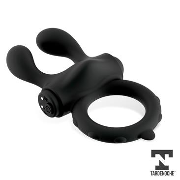 TARDENOCHE EARZY VIBRATING PENIS RING WITH REMOTE CONTROL USB MAGNETIC SILICONE