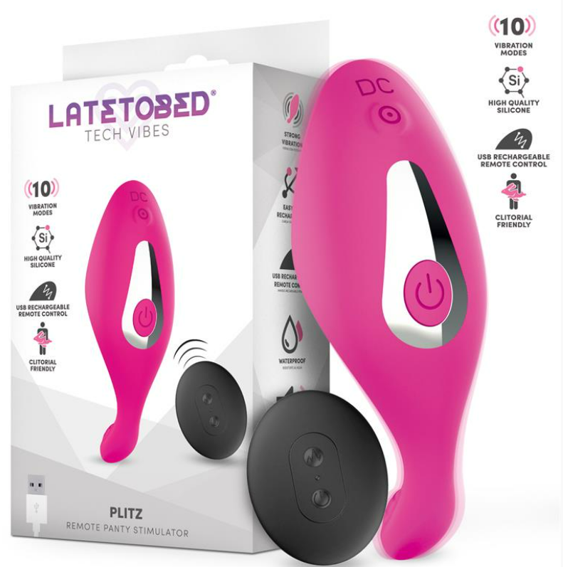 LATETOBED PLITZ PANTY STIMULATOR WITH REMOTE CONTROL USB