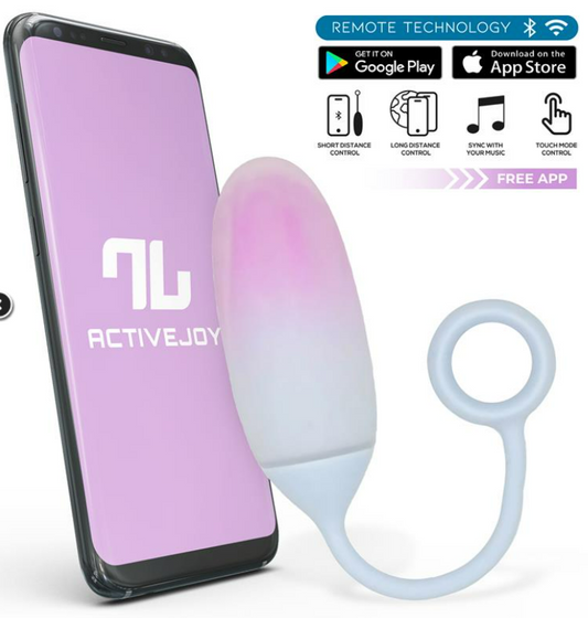 INTOYOU APP SERIES VIBRATING EGG WITH APP DOUBLE LAYER SILICONE