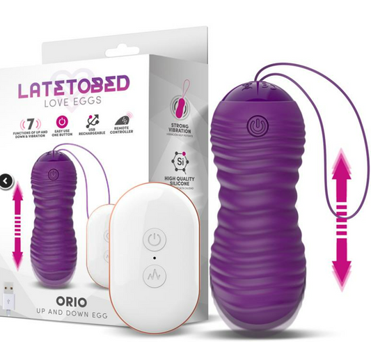 LATETOBED ORIO HUEVO VIBRATING AND TELESCOPIC UP AND DOWN MOVEMENT REMOT CONTROL