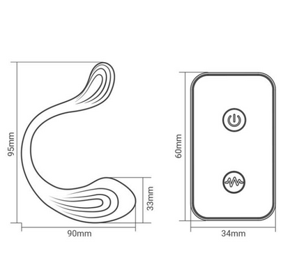 HERRULES NAMI VIBRATING EGG REMOTE CONTROL UNIBODY