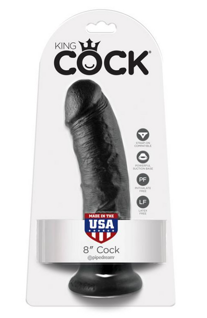 KING COCK KING COCK DILDO 8"