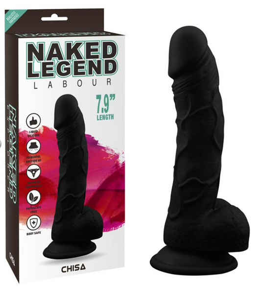 CHISA DILDO LABOUR 8" LIQUID SILICONE