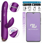 INTOYOU APP SERIES SENDEL VIBE WITH UP AND DOWN INTERNAL BEADS RING AND PULSATION WITH APP