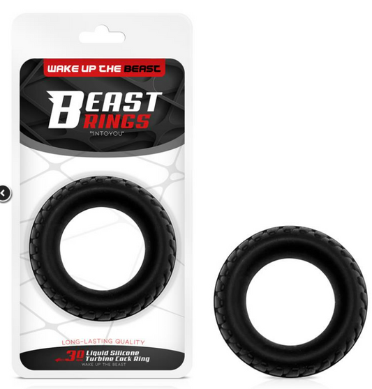 BEAST RINGS PENIS RING TURBINE LIQUID SILICONE