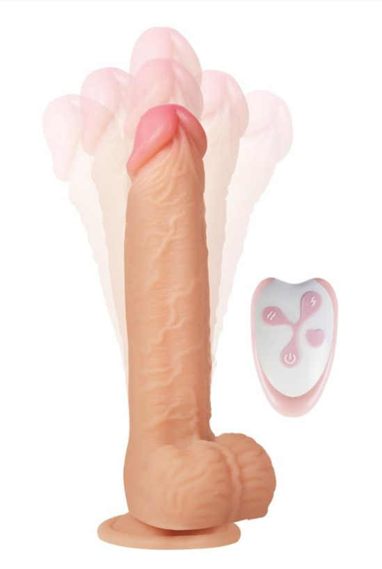 CENTAURO CESUR 3.0 REALISTIC DILDO VIBRATING, WAVY, 360º AND UP-AND-DOWN MOVEMENT REMOTE CONTROL USB