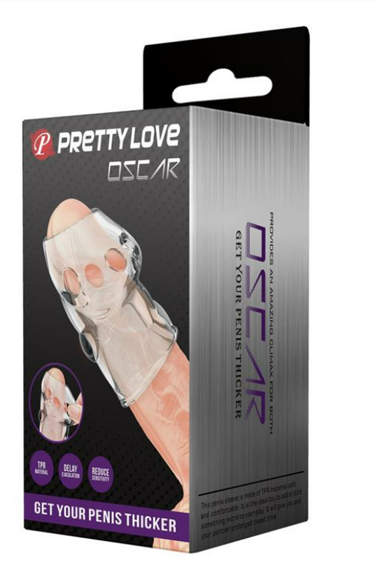 PRETTYLOVE OSCAR PENIS SLEEVE FLEXIBLE