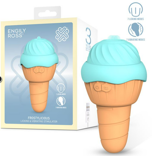 ENGILY ROSS FROSTYLICIOUS STIMULATOR WITH LICKING AND VIBRATION