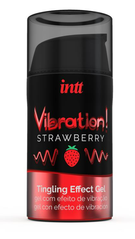 INTT LIQUID VIBRATOR WARM EFFECT AROMA STRAWBERRY 15 ML