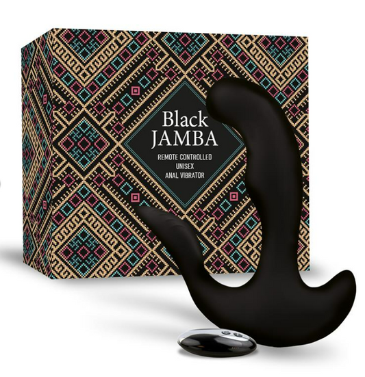 FEELZTOYS JAMBA ANAL VIBRATOR AND G-SPOT STIMULATOR BLACK