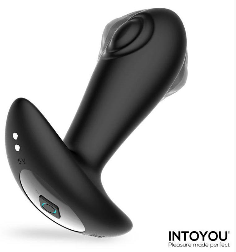 INTOYOU MILTON DUAL TAPPING ANAL PLUG WITH REMOTE CONTROL