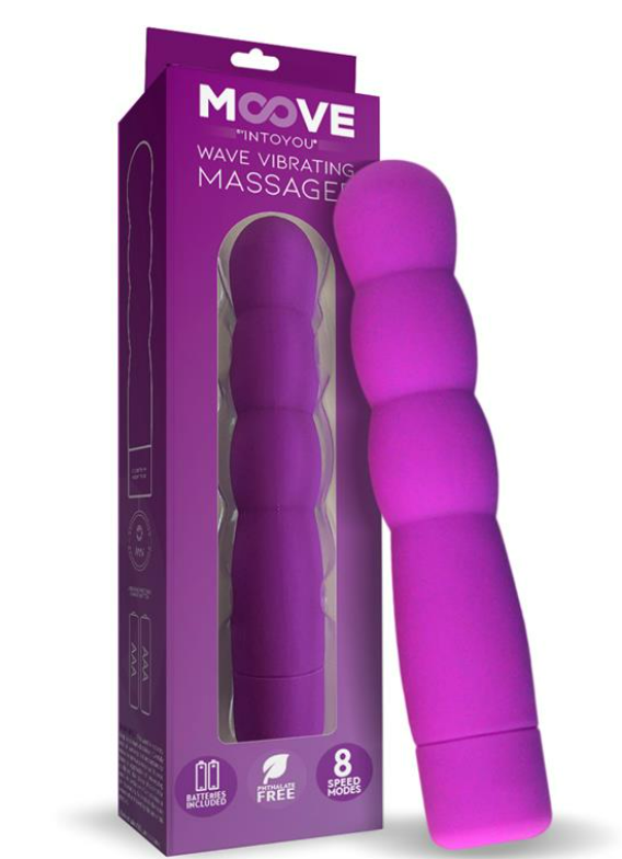 MOOVE WAVE VIBRATING MASSAGER PURPLE