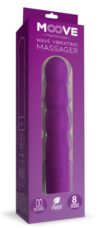 MOOVE WAVE VIBRATING MASSAGER PURPLE