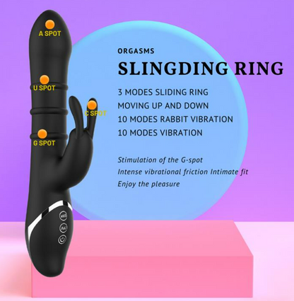 INTOYOU REIPO VIBRATOR WITH UP AND DOWN SLIDING RINGS