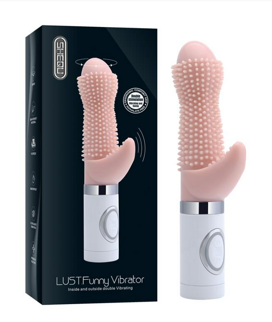 SHEQU VIBE SILICONE LUST FIRE 21 CM