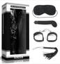 LOVETOY BONDAGE KIT DELUXE WITH VIBRATOR BLACK