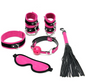 BONDAGE PLAY RIMBA BONDAGE PLAY COMPLETE RESTRAINT SET 6 PIECES PINK