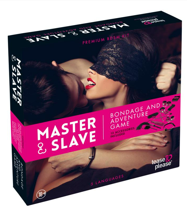 TEASE & PLEASE MASTER & SLAVE BONDAGE GAME MAGENTA