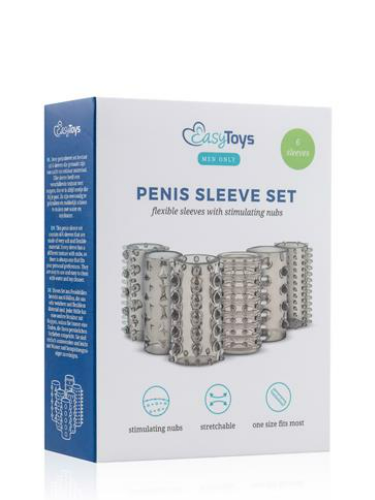 EASYTOYS PENIS SLEEVE SET OF 6