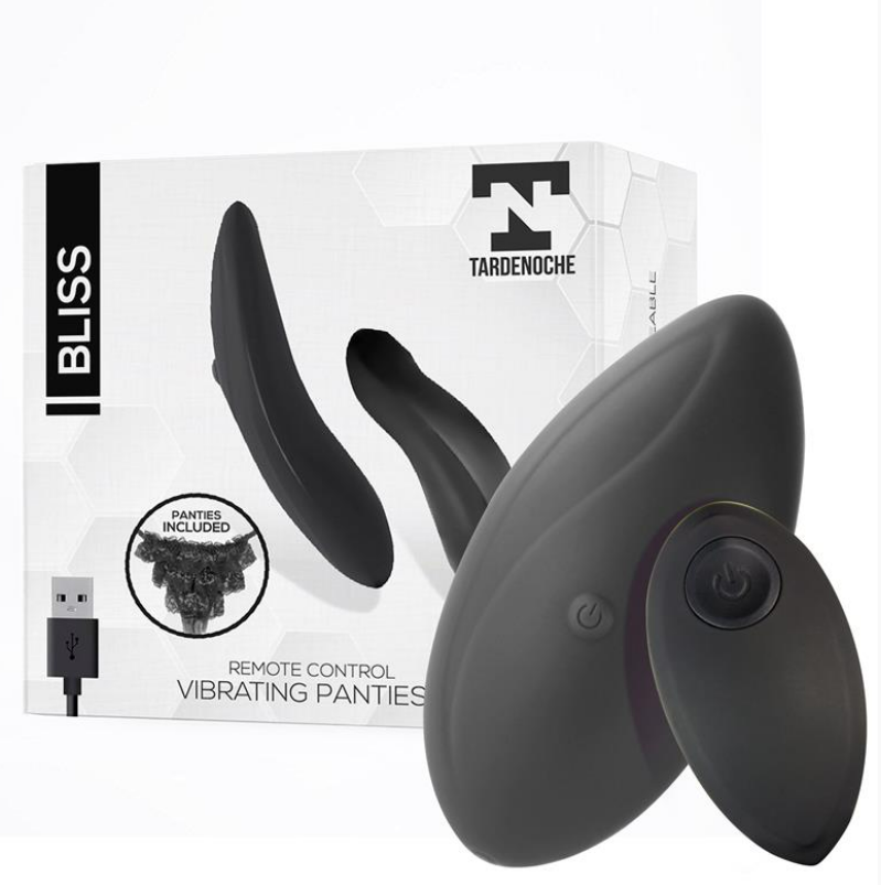 TARDENOCHE BLISS VIBRATING PANTIES USB REMOTE CONTROL USB SILICONE