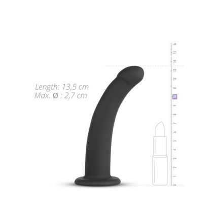 EASYTOYS HARNESS WITH SILICONE DILDO - BLACK