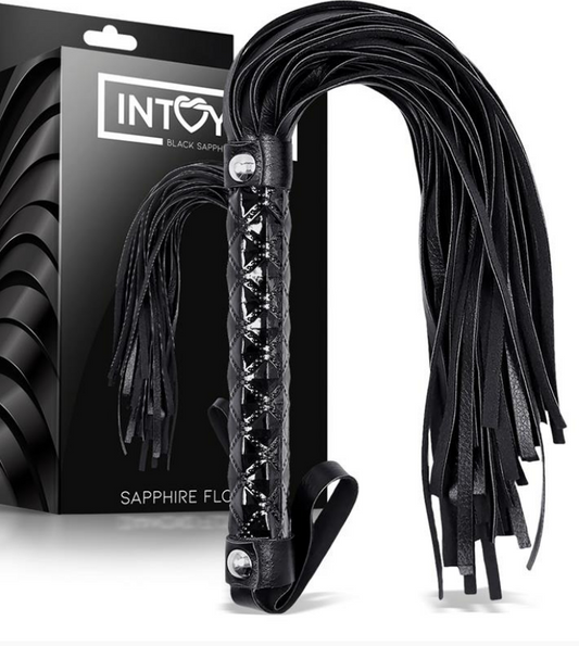 BLACK SAPPHIRE FLOGGER SAPPHIRE VEGAN LEATHER