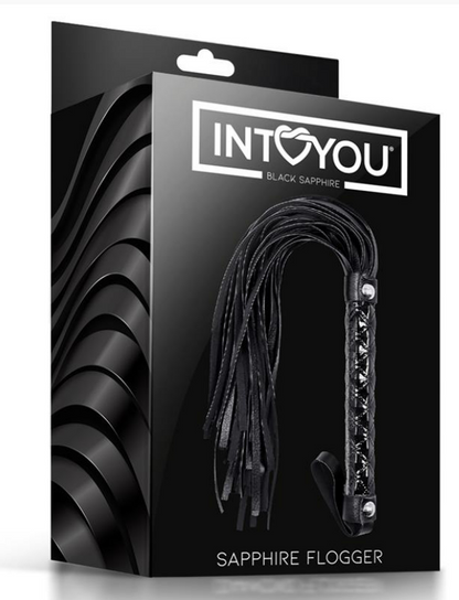 BLACK SAPPHIRE FLOGGER SAPPHIRE VEGAN LEATHER