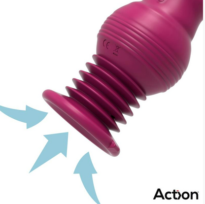 ACTION ROCKET ULTRA JET THRUSTER VIBRATOR WITH POWERFULL SUCTION CUP