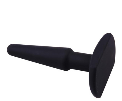 CHISA BUTT PLUG 4" SILICONE BLACK