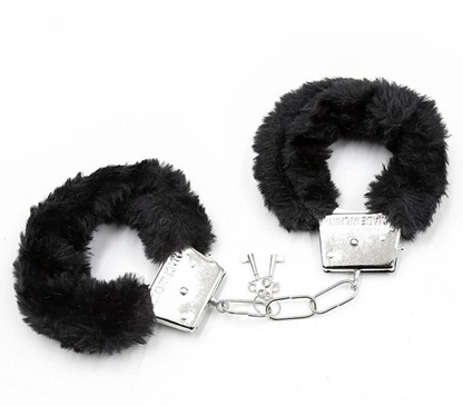 INTOYOU BDSM LINE FURRY METAL HANDCUFFS