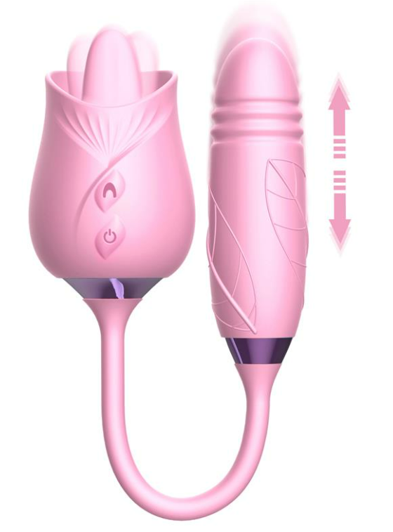 INTOYOU MARTINELLA DOUBLE TONGUE CLIRIS STIMULATOR AND THRUSTING EGG