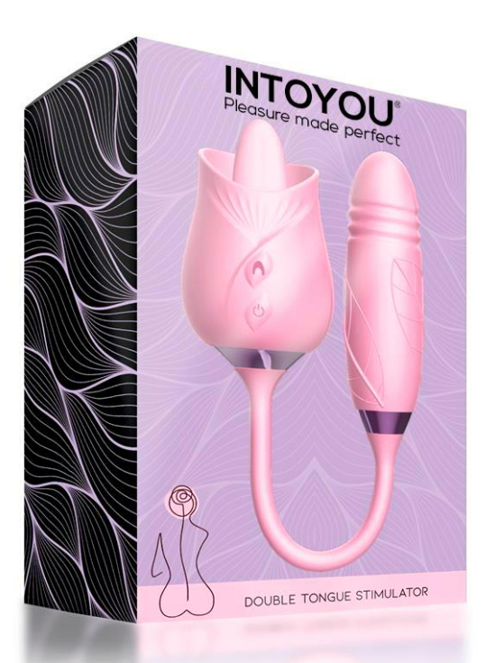 INTOYOU MARTINELLA DOUBLE TONGUE CLIRIS STIMULATOR AND THRUSTING EGG