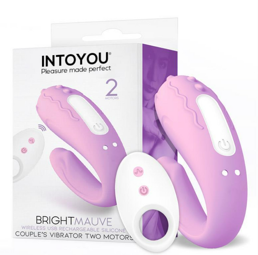 INTOYOU BRIGHTMAUVE COUPLES VIBRATOR