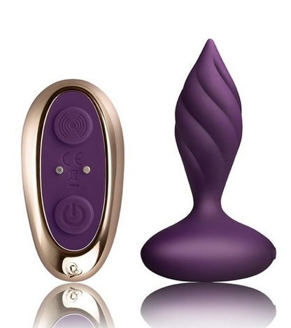 ROCKSOFF BUTT PLUG WITH REMOTE CONTROL PETITE SENSATIONS DESIRE PURPLE