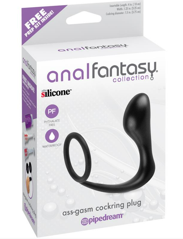 ANAL STIMULATOR ASS-GASM COCKRING PLUG