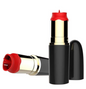 A-GUSTO LIPSTICK VIBRATOR WITH STIMULATING TONGUE USB BLACK