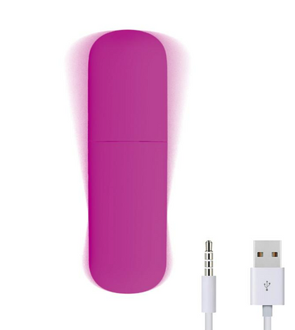 LATETOBED 4FUN VIBRATING BULLET AND 4 SLEEVES USB WATERPROOF SILICONE