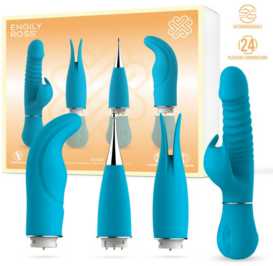 ENGILY ROSS EIVIAN INTERCHANGEABLE 4 PIECES SET VIBRATION AND THRUSTING