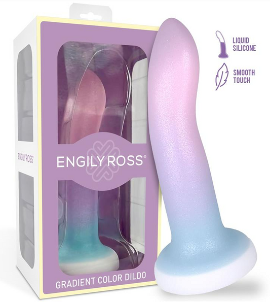 DILDOX BY ENGILY ROSS COLOR GRADIENT COLOUR WITH SUCTION CUP 13.6 CM